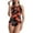 Orange One-Piece Swimsuits 06, variant on up to 60% off Gifts Usmixi Sexy Swimsuits for Women Mesh Patchwork Tummy Control Bathing Suits Sleeveless Halter Floral Print Swimwears One-Piece Swimsuits Black L