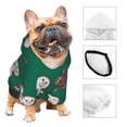 thumbnail image 3 of KLL Gingerbread Snowman Cookies for Basic Dog Hoodie - Pet Hoodie Sweater with Leash Hole - Cute Dog Sweatshirt - Pet Clothes Hooded Sweatshirt for Dog & Cat -X-Small, 3 of 8