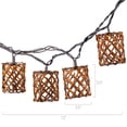 thumbnail image 5 of 6 Foot Decorative Rattan Cylinder Patio String Light, 5 of 5