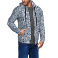 thumbnail image 2 of Vsdgher Paisley4 Mens Hoodies Zip Hoodie, Hoodies for Men, Zip-up Hooded Sweatshirt-Large, 2 of 5
