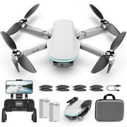 B6 GPS Drone with Camera for Adults 4K, RC Mini Drone Under 249g with Smart Return, Brushless Motor, 5G Transmission and 2 Batteries for 44-Min Flight Time, Gray