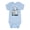 LIGHT BLUE, variant on Peanuts - Snoopy & Woodstock Dance Happily - Infant One Piece