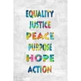 thumbnail image 3 of MacDowell, Jamie 11x14 Black Modern Framed Museum Art Print Titled - Equality Justice in Color, 3 of 5