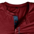 thumbnail image 6 of Baqcunre Men's Fashion Spring And Autumn Casual Long Sleeve Button Solid Color Long Sleeve T Shirt Top,S,Mens Shirts,Men'S T-Shirts,Long Sleeve Shirts For Men,Mens Clothes,Mens Fashion,Red, 6 of 6