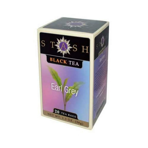 Stash Premium Black Earl Grey Tea - 20 bags per pack -- 6 packs per case.