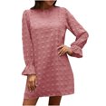 thumbnail image 4 of Vestido de Bola de Pelo de Manga Larga Para Primavera Y Otoño de Princesa de Color Sólido Para Mujer Odeerbi ODB115782, 4 of 5