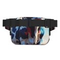 thumbnail image 3 of Fotbe Colorful Cow Pasture Cangurera Cuadrada con Estampado de Doble Capa, Bolsa de Cintura Ajustable Mini para Hombres y Mujeres, 3 of 9