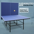 thumbnail image 3 of 9ft Table Tennis Table Foldable Set with Net,2 Paddles & 3 Balls-Portable Indoor/Outdoor Ping Pong Kit for Home & Training, 3 of 7