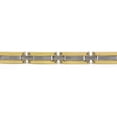 thumbnail image 2 of Cubic Zirconia Men's Bracelet 14K Gold Plated Wrist Band Fashion Jewelry 8.5", 2 of 4