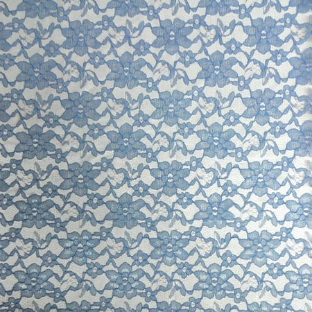 Raschel Lace Fabric 60 Wide Polyester French Floral By The Yard