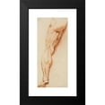 thumbnail image 2 of Willem Panneels 12x24 Black Modern Framed Museum Art Print Titled - Anatomical Study (Ecorche). a Man's Flayed Left Leg Seen from the Back (1628 - 1630), 2 of 5