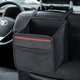 thumbnail image 1 of Bolsa de almacenamiento para asiento trasero de coche, bolsa de almacenamiento para colgar en asiento de coche, mini bolsa de basura de tela impermeable e inodoro (negro 8,26 x 7,87 pulgadas)., 1 of 5