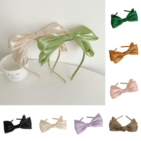 Shenmeida Headbands for Women Girls Headband Fashion Fabric Cross Bowknot Decor Headband Hair Bands