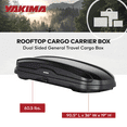 thumbnail image 6 of Yakima SkyBox NX XXL, 22 Cu Ft Vehicle Cargo Carrier Box for Crossbars, Black, 6 of 11