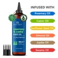 thumbnail image 2 of Aceite capilar Botanic Hearth, romero y ricino, 200 ml, nutritivo, 2 of 8