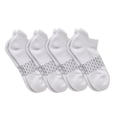 thumbnail image 2 of Hanes Womens Absolute Comfort No-Show Socks w/ Heel Shield, 4-Pack, Size 5-9, 2 of 4
