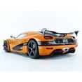thumbnail image 4 of Koenigsegg Agera RS Cone Orange with Black Carbon Accents 1/18  Model Car by Autoart, 4 of 7