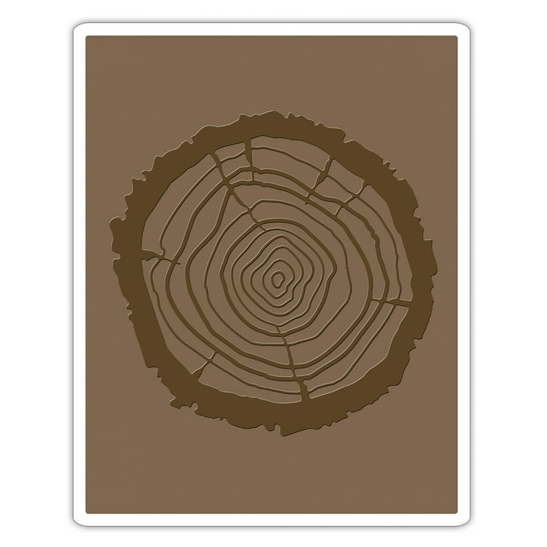 Sizzix Bigz Die w/Texture Fades Embossing Folder - Tree
