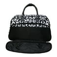 thumbnail image 3 of World Traveler 21-Inch Carry-On Shoulder Duffel Bag - Black Trim Damask, 3 of 3