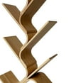 thumbnail image 4 of Benjara Irica Accent Bookshelf, 6 Diagonal Storage Shelves, Brown Bamboo, 43 Inch, 4 of 6