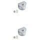 thumbnail image 3 of Soporte de pared Matsuzay antideslizante de 10 piezas, 3 of 6