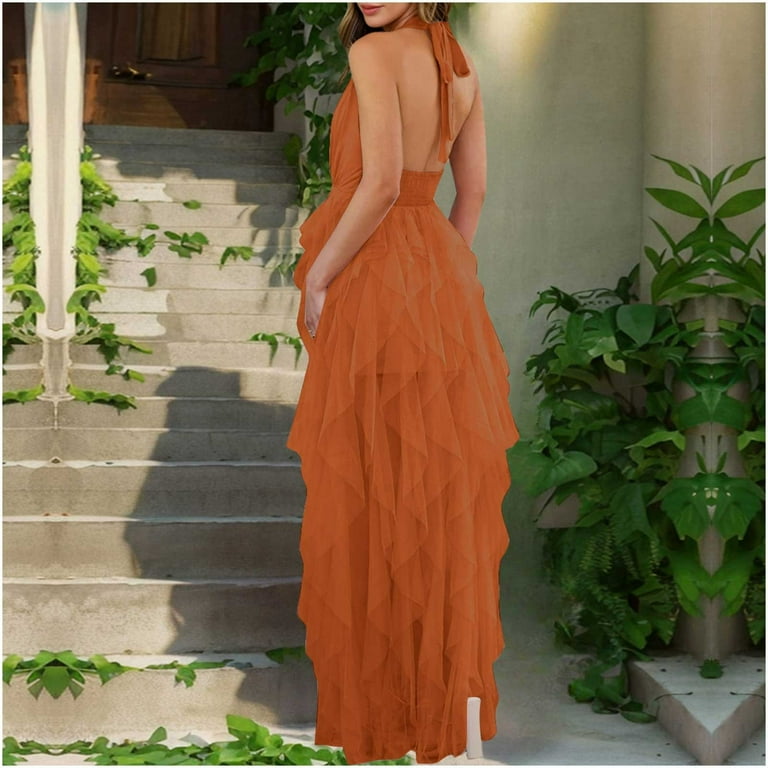 halter smocked dress Floral Smocked Halter Maxi Dress – Seven & James main image 0