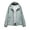Green, variant on Oversized Hooded Jacket for Women, Lightweight Zip Up Short Style, Casual Spring Fall Outerwear, 1 Piece, M-5XL, Plus Size Friendly