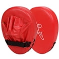 thumbnail image 1 of Manoplas de boxeo de cuero PU resistentes al desgaste para boxeo MMA Muay Thai negro, 1 of 6
