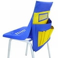 thumbnail image 6 of FIGHTY Chair Pocket Chair Back Organizer Classroom Stationery Card Seat Bag Chair Pocket Chair Back Partner Classroom Day Seat Back Items Storage(Yellow), 6 of 10