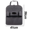 thumbnail image 2 of Bolsa de almacenamiento para coche, bolso colgante con respaldo de asiento de coche de fieltro, 2 of 5