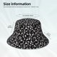 thumbnail image 3 of Balery Black White Leaves Sombreros para el sol para hombre y mujer, sombrero de pescador con UPF 50+, 3 of 6