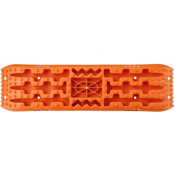KFFKFF 10 Ton Traction Mats for Off-Road Use, Suitable for Vehicles/Cars/Pickups/SUVs/RVs. These Tire Grip Tracks Assist in Snow, Sand, Mud, and Unstable Ground. Includes Durable Storage Bag, Orange