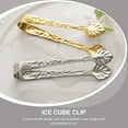 thumbnail image 2 of SHISUYAN Stainless Steel Sugar Cube Clip with Embossed Rose Pattern Ice Cube Tongs, 2 of 9