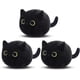 thumbnail image 1 of Black Cat Plush Toys, Adorable Cat Stuffed Animal Plush For Kids, 3 Pack, 1 of 5