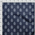 thumbnail image 3 of oneOone Cotton Cambric Fabric Leaves & Tree Block Decor Fabric Printed BTY 56 Inch Wide, 3 of 4