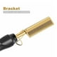 thumbnail image 2 of Vogacara Peine caliente eléctrico fabricado con aleación de aluminio y ABS duradero y duradero, resistente y duradero. Cuidado del cabello dorado Enchufe europeo, 2 of 6