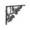 thumbnail image 4 of NACH Rustic Branch Shelf Bracket, Shelf Mounting Brackets, 7.08 x 7.08 x 1.77 inches, Black, 4 Pack, 4 of 5