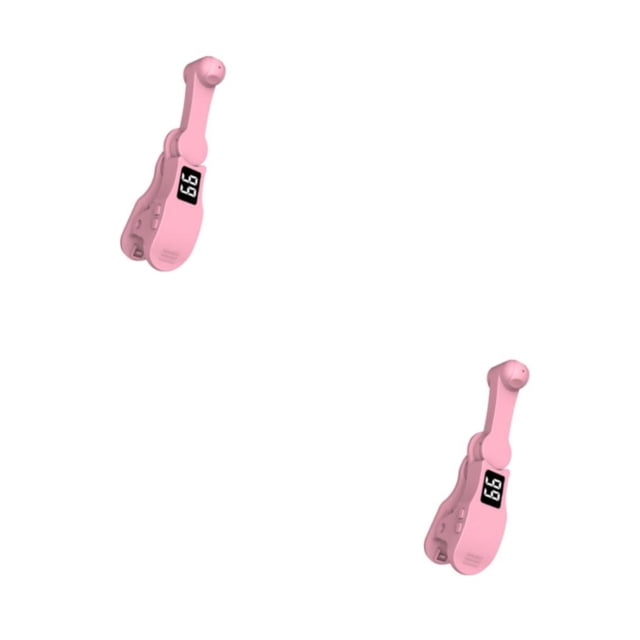 Injueey Pulsadores de pantalla simulados Mute Phone Auto Device Point Grabber LED Smartphone Trípodes Tapper Live Streaming Pink Rosa 2Conjunto
