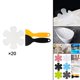 thumbnail image 4 of 20 piezas de cinta adhesiva antideslizante para habitaciones, escaleras, superficies resbaladizas, color blanco Sharpla Pegatinas de bañera, 4 of 8