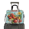 thumbnail image 2 of FORMRS 16" Laptop Bag Carrying Sleeve Case with Handle Travel Shoulder Briefcase, Orange Floral Tomatoes, 2 of 8