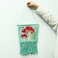 thumbnail image 4 of UNIQUE CREATIV CRAFT Macramé Wall Décor Kit – Mushroom, 1 pc, Age 8+, Beginner, 30×63 cm, 4 of 4