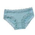 thumbnail image 2 of QSAWXQZ Women's Briefs Lace Trim Mid Waist Soft Stretch Cotton Underwear Panties Soft Everyday Innerwear M, 2 of 5