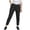 Black, variant on Womens Pants Stretch Work Dress Pants Loops Casual Travel Athletic Hiking Lounge Trousers (Black, XL)