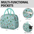thumbnail image 6 of Womens Blue Christmas Dinosaurs Snowmen Pattern Lunch Box for Work,Insulated Lunch Bag for Women,Loncheras Para Mujer,Leakproof Adult Lunch Bag for Work,Beach,Travel,Picnic,Camping, 6 of 7