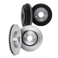 thumbnail image 2 of KarParts360 For Ford Escape 2008 09 10 11 2012 Disc Brake Rotors | Front and Rear | Set Of 4 | Cast Iron Material, 2 of 4