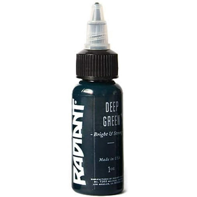 Radiant Colors Encre à Tatouage - Vert Foncé 1 Oz