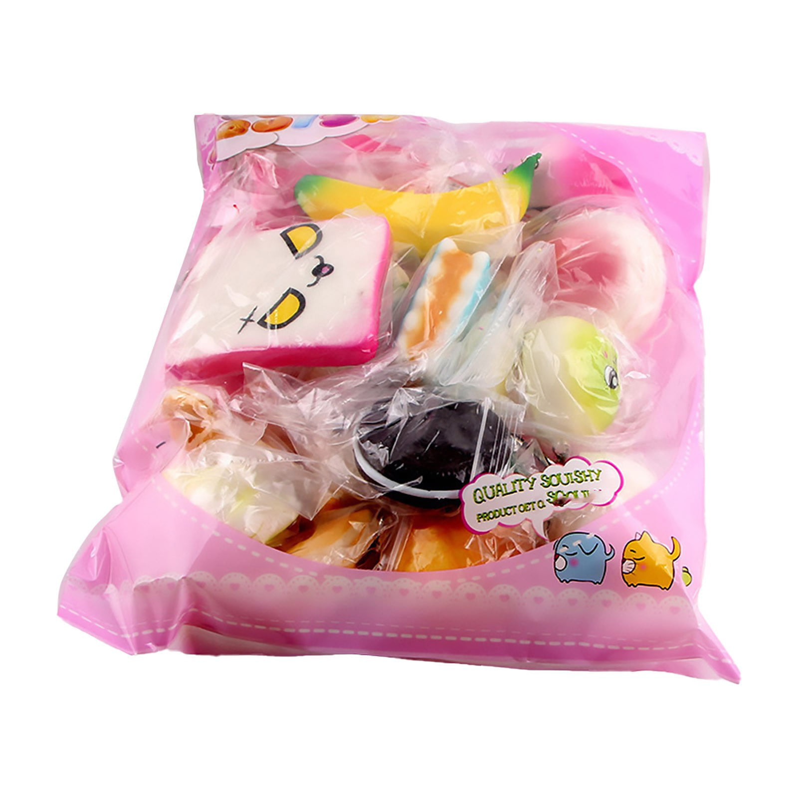 MIARHB Lucky Bag Surprise Bag Candy Toy Girls 15pcs Soft Bread Toys Key Kids Adult Decompression Toy - Walmart.com