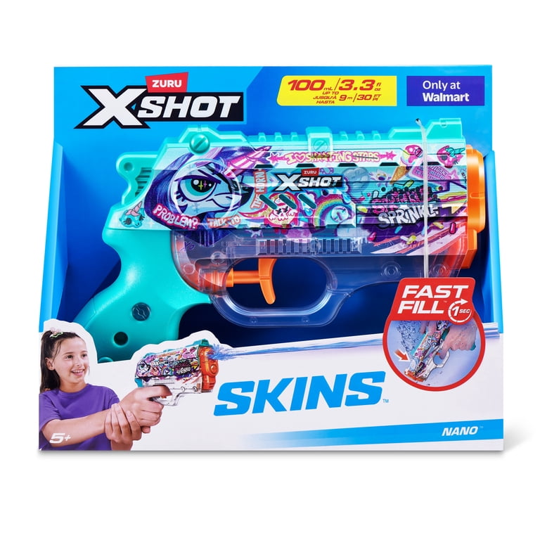 XSHOT Water Fast-Fill Skins Nano Unicorn Water Blaster by ZURU