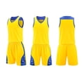 thumbnail image 6 of FUZHIQ Boys Basketball and Shorts 2-Piece Set, V-Neck Sleeveless Athletic Uniform Breathable Quick-Dry Sportswear,3-16 Years, 6 of 9