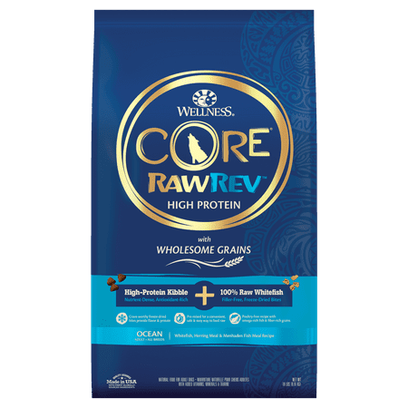 UPC: 0076344182160 | Wellness CORE RawRev Wholesome Grains Ocean Recipe 18 Pound Bag